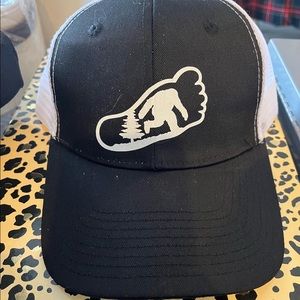 Black and White Trucker hat adjustable